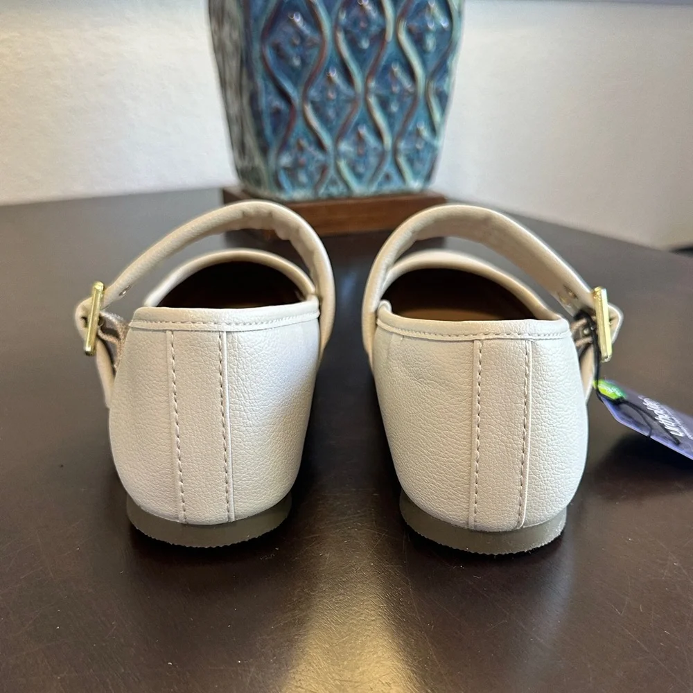 Sonoma Goods For Life® Delilah Women's Mary Jane Flats in Bone Women’s Size 8.5 - Picture 11 of 16